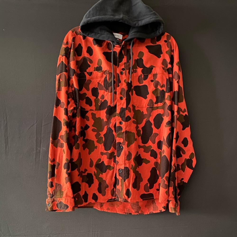 Light weight flannel hoodie